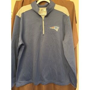New England Patriots NFL Team  1/4 Zip Pullover XLarge - Unisex